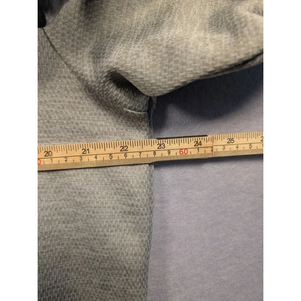 Adidas Hoodie Mens Large Gray ClimaWarm Pullover Graphic Sweatshirt Excellent